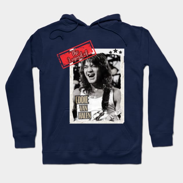 The Legend of Eddie Van Halen Hoodie by Katab_Marbun